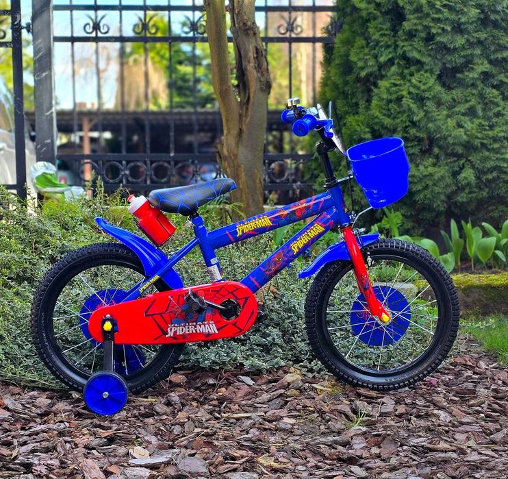 Rower Rowerek 16 cali dla chłopców Spider-Men - 2 kolory - gwarancja