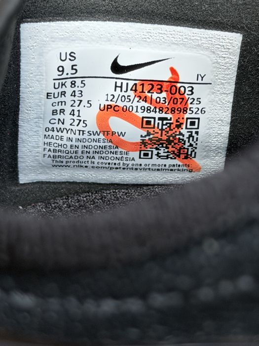 Nike Phantom 6 Low Pro Tf оригінал сороконіжки чоловічі розмір 43 (27.5см) нові HJ4123-003