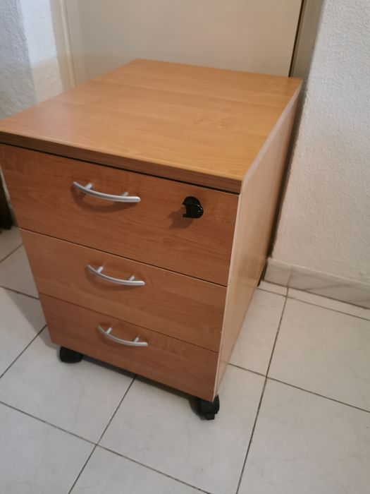 Módulo 3 Gavetas c/Rodas e Chave