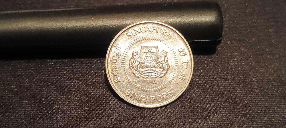 10 Centów 1986 r. Singapur,Stan