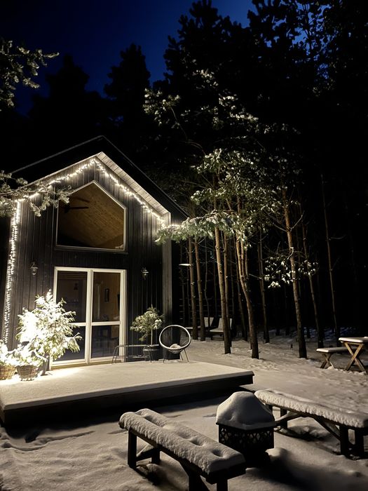 Domek wśród boru z balią jacuzzi noclegi k. Bałtów Sandomierz