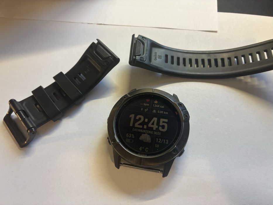 Garmin Fenix 6x Pro Solar Titanum Grey