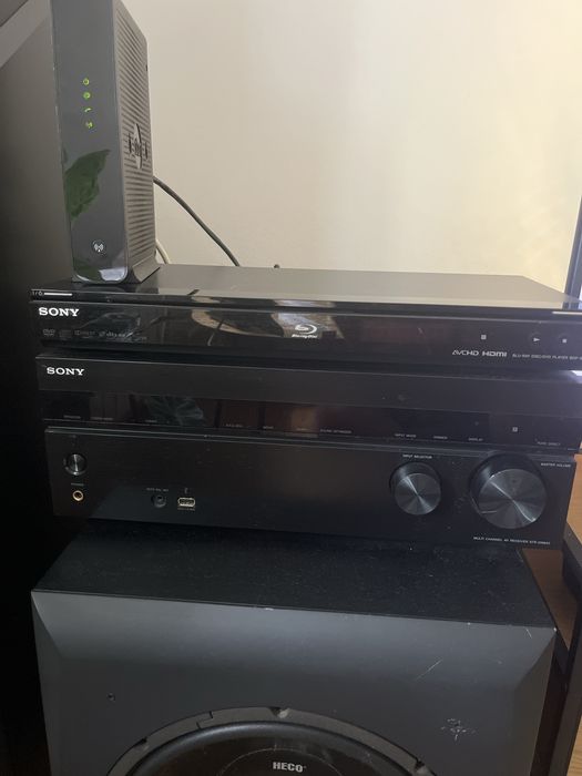 Sony str dn840 plus blue ray 7.2 amplituner kino domowe hifi