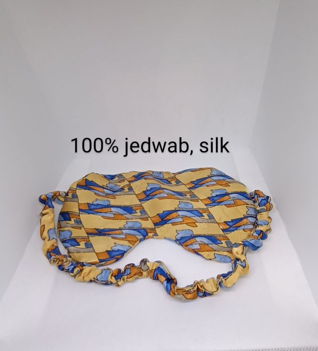 Nowa jedwabna opaska na oczy do spania i relaksu