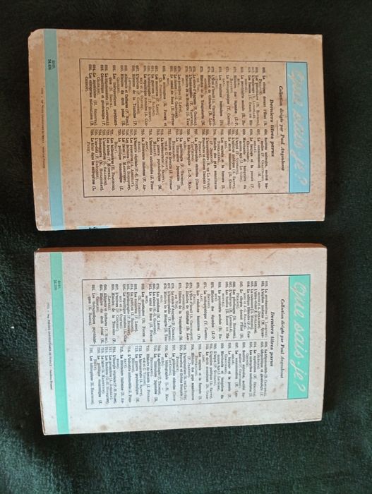 2 livros Que Sais - Je? - La Statistique; La Population -1956 / 1957