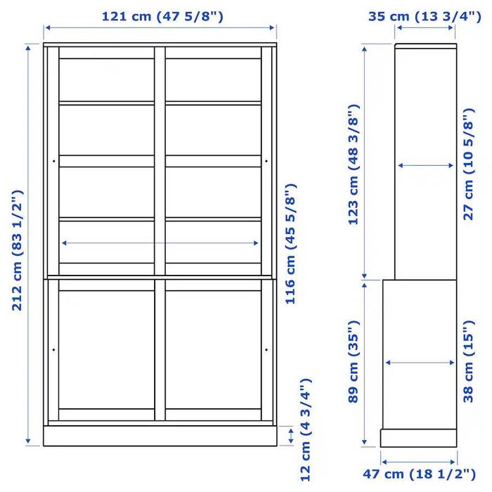 Kredens IKEA HAVSTA nowa nowy czarny kredens ! Oryginał .