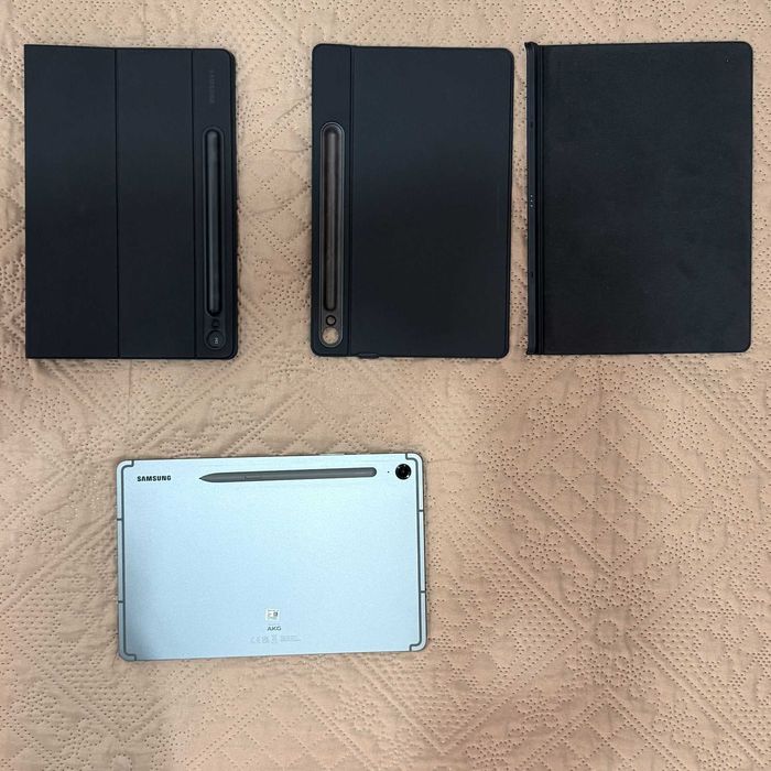 Tablet Samsung Galaxy S9 FE 5G + 2 Capas (Book e Teclado PT Samsung), imaculado