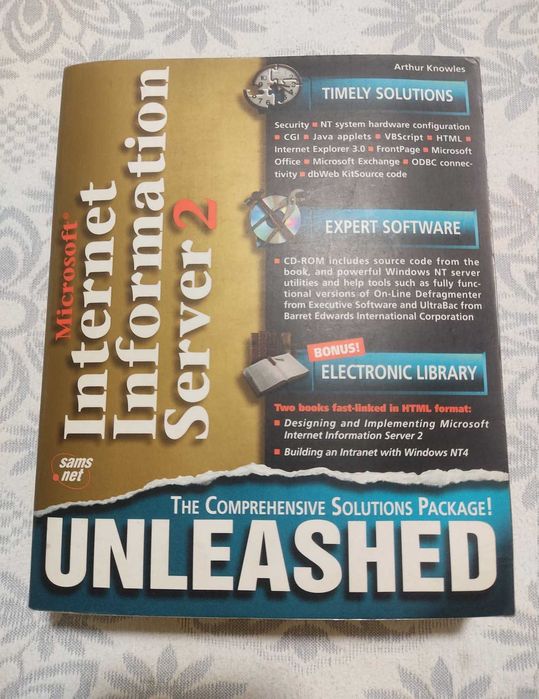 Livro Microsoft Internet Information Server Unleashed+CD - c/ ENVIO