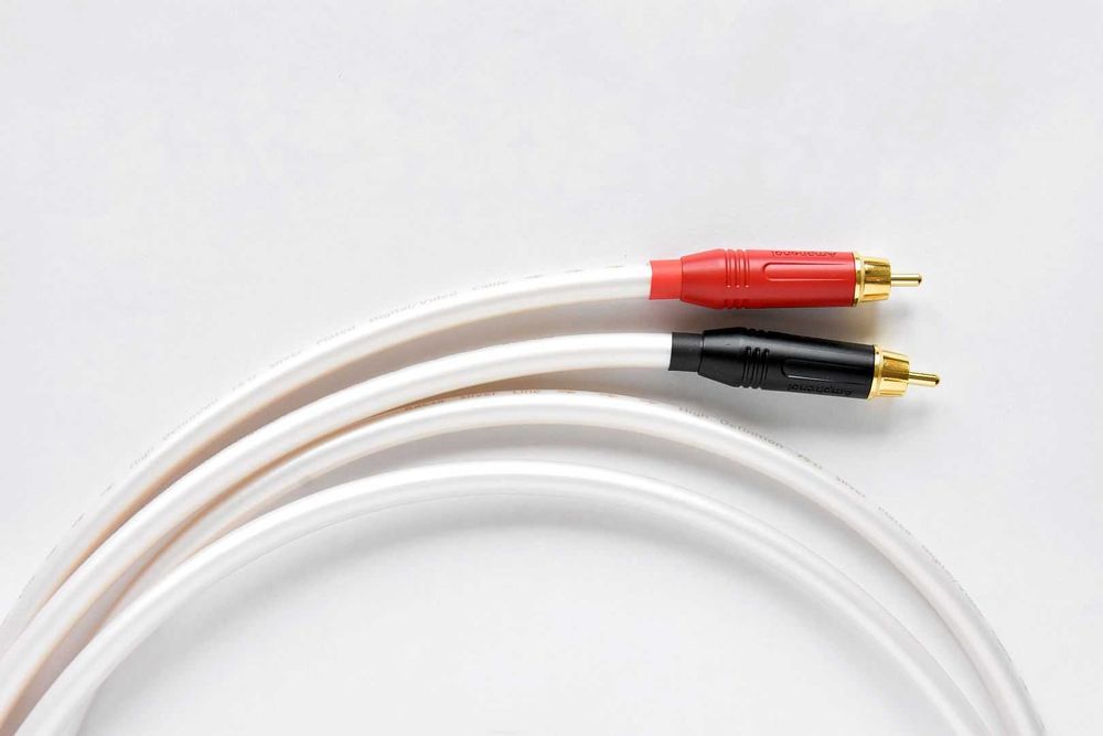 Interkonekt RCA KACSA SILVER LINE AMPHENOL 50/75/100 cm gramofon