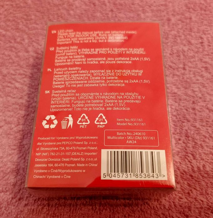 Łańcuch świetlny LED