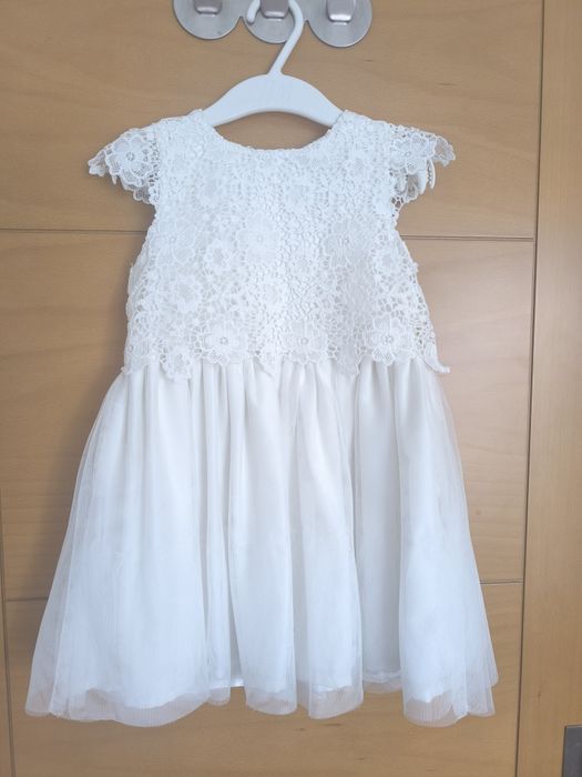 Vestido cerimónia menina 12 a 24 meses