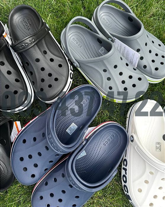 Крокси Сабо Crocs Bayaband Logo Motion Black/White Лідер ПродажівCrocs