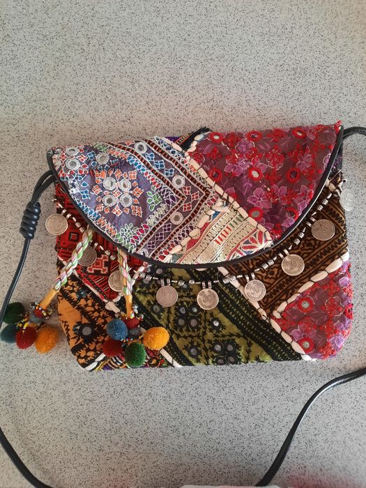Женская сумка тканевая индийская