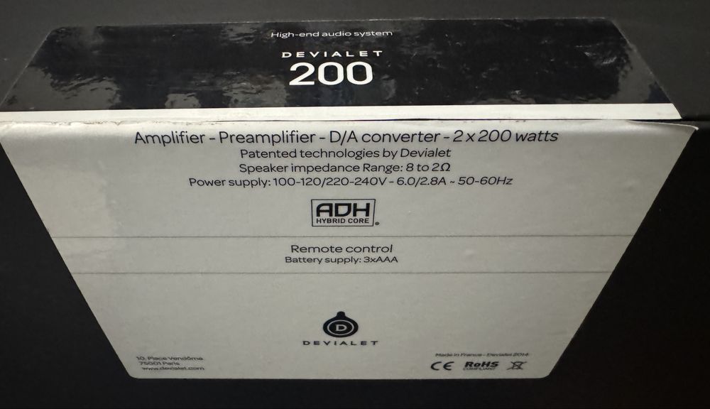 Wznacniacz Devialet 200 dla wymagajacych!!