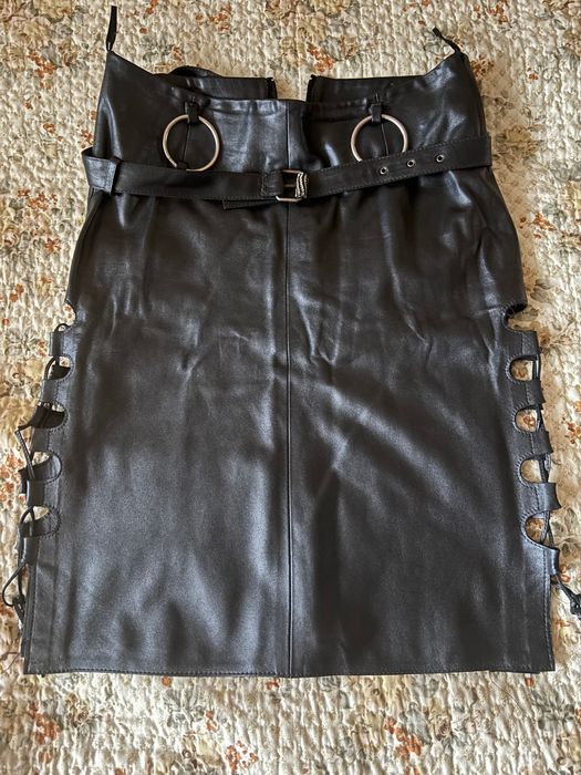 Спідниця шкіряна