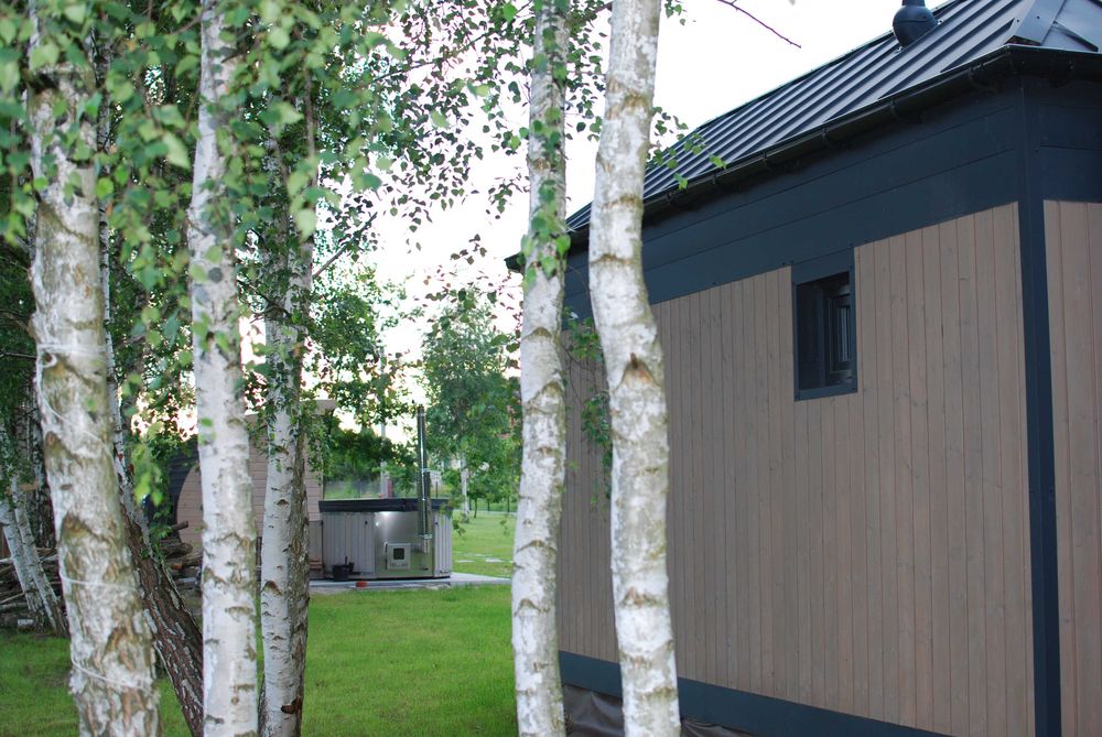 Domek całoroczny, jacuzzi, sauna - Brzozowy Zakątek