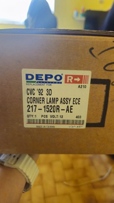 Farol direira Honda civic 1992