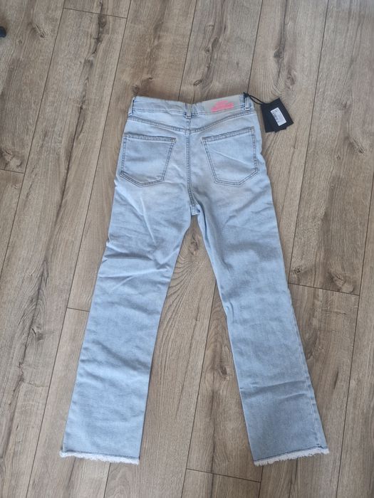 nowe jeansy spodnie jeansowe twinset flare denim 26 xs s 34 36