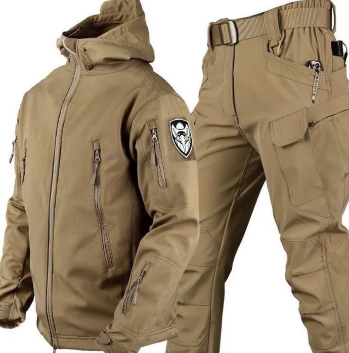 Чоловічий зимовий тактичний костюм на флісі