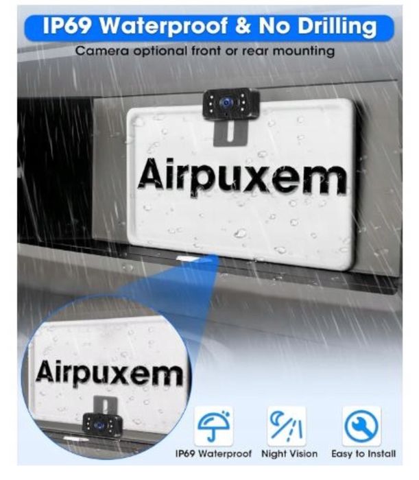 Bezprzewodowa Kamera Cofania AHD 1080p + Monitor 5" HD