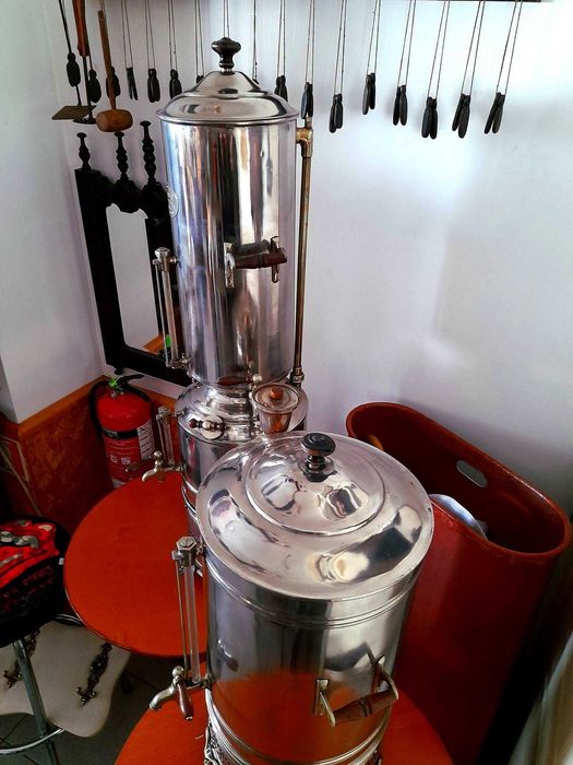 Máquina de café dupla Francesa