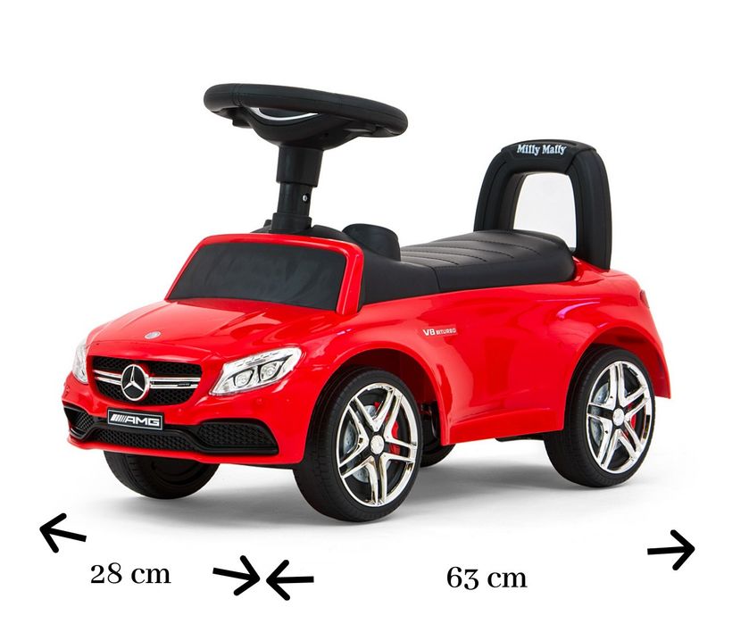 Jeździk auto Autko dla dzieci pchacz   MERCEDES-AMG C63 Coupe Red S