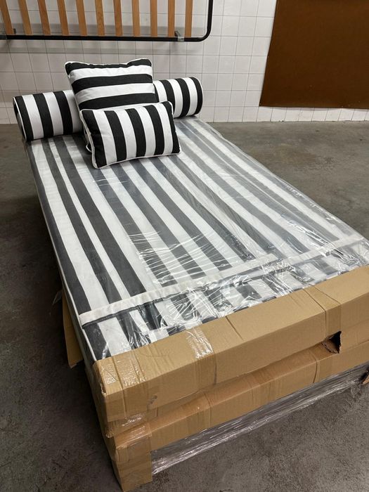 2x Espreguiçadeira/Sofá para Exterior