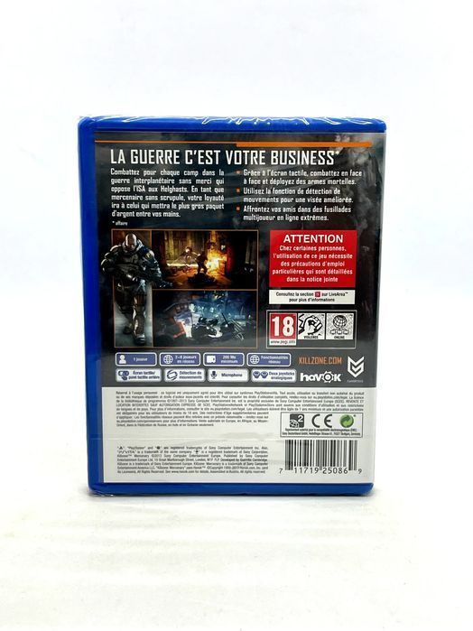 Killzone Mercenary PS Vita (Nowa w folii) Po Angielsku