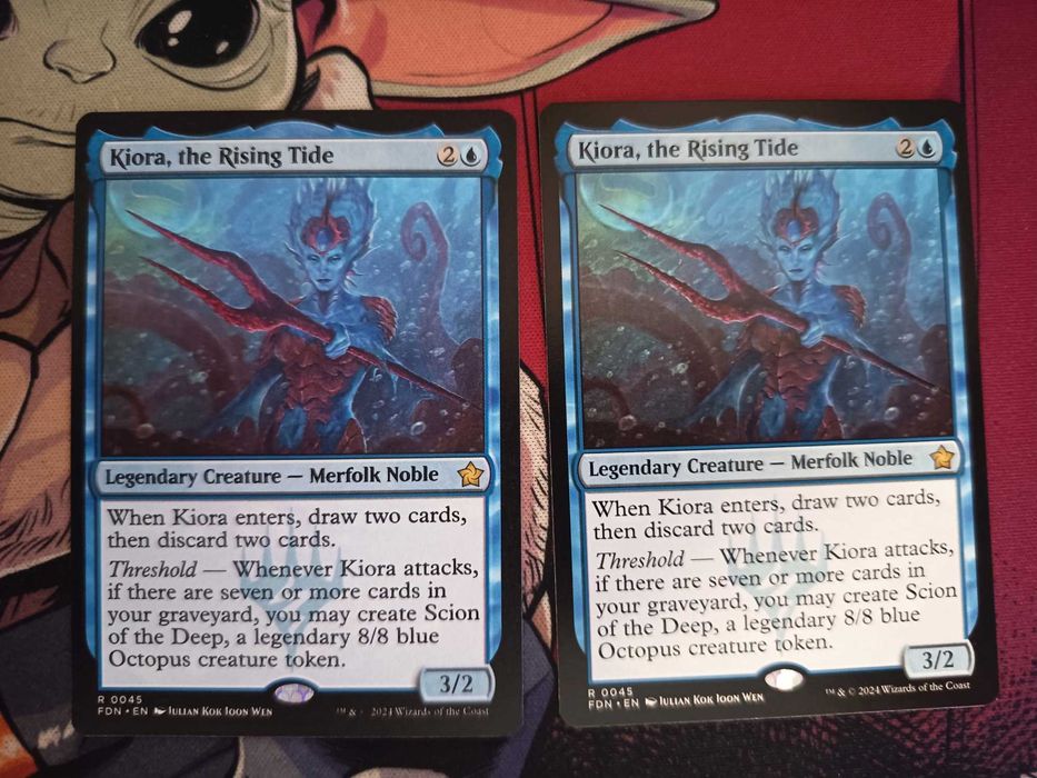 MTG Kiora, the Rising Tide x2 FDN Rare