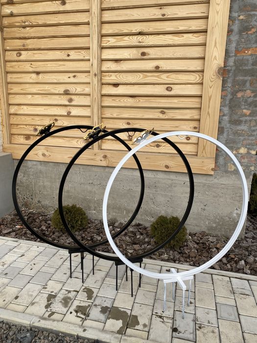 Садовий декор / Металеве кільце для підвісних кашпо