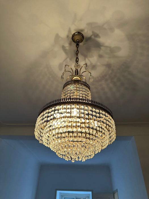 Candeeiro de cristal antigo