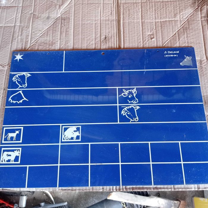 Tabliczki informacyjne dla bydła