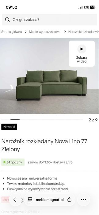 Naroznik zielony