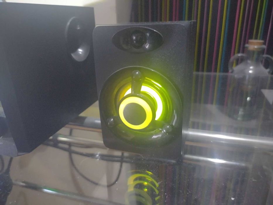 Głośniki komputerowe 2.1 D-208 Bluetooth 5.0 Jack 3.5 USB microSD RGB