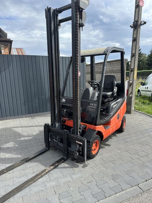 Wózek widłowy Linde H16T duplex seria 350