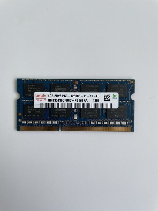 Оперативна пам'ять DDR3/DDR3L 4GB SODIMM для ноутбука (1333/1600 MHz)