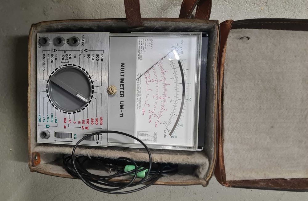 Miernik Multimeter UM 11 pokrowiec polska produkcja