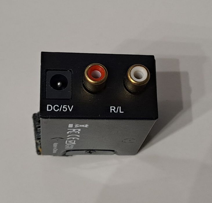 Przetwornik digital na analog konwerter coaxial/optical na Chinch RCA