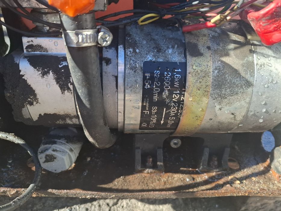 Pompa elktropompa hydraulika wywrotki najazdy