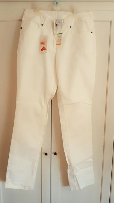 Białe spodnie damskie 40 Nowe