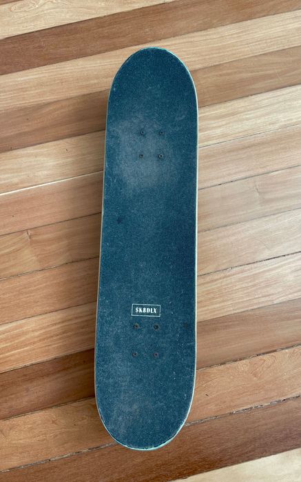 Skate Completo SK8DLX - Design Rosa Azul