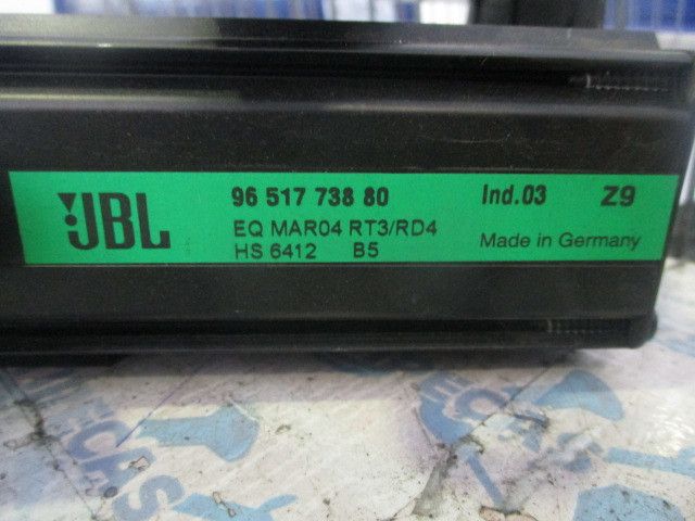 Amplificador de colunas PEUGEOT 607 (9D, 9U)