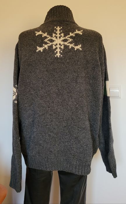 Sweter meski zimowy welna 100 % rozmiar XL