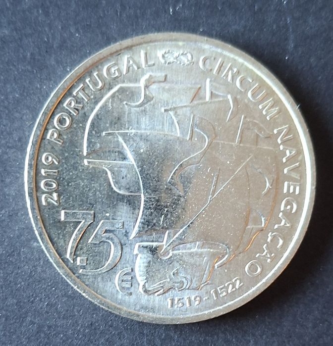 Moeda de 7.5 Fernão de Magalhães