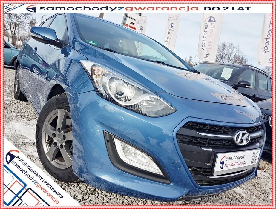 Hyundai I30 Piękny HYUNDAI i30 1.6 diesel 110KM przeb 130tys SERWIS 1ROK GWARANCJI