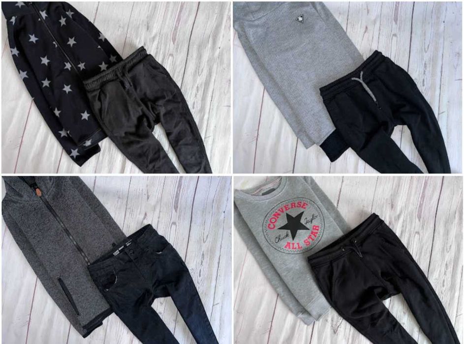 r.116-122 Mega Paka 55 szt zestaw ubranek dla chłopca hm nike adidas