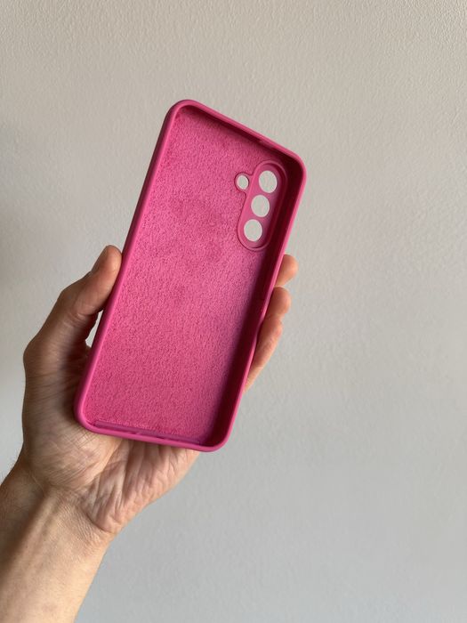 Etui Silicon 2mm różowe + SZKŁO do SAMSUNG GALAXY A56 5G