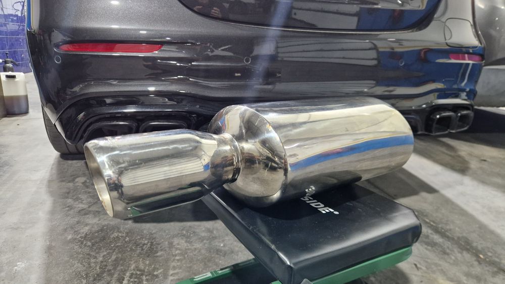 Escape de rendimento em inox novo