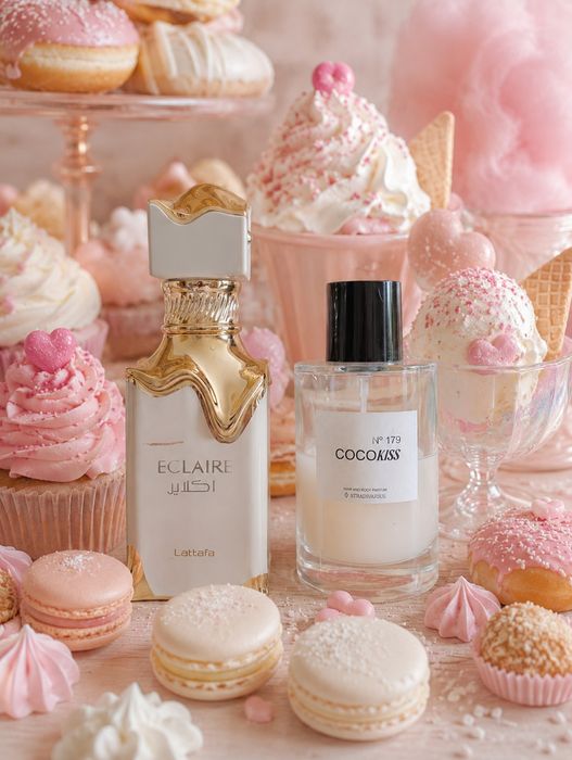 Eclaire Lattafa i Cocokiss Stradivarius słodkości