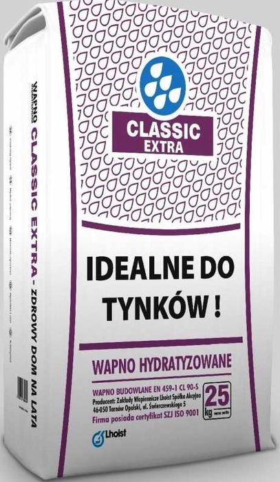 Wapno hydratyzowane Classic Extra 1 Tona